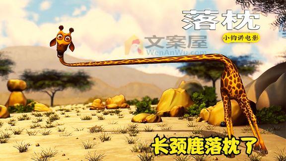 《短颈鹿短颈鹿》_长颈鹿落枕了，一番折腾，变成了短颈鹿，搞笑动画《短颈鹿》
